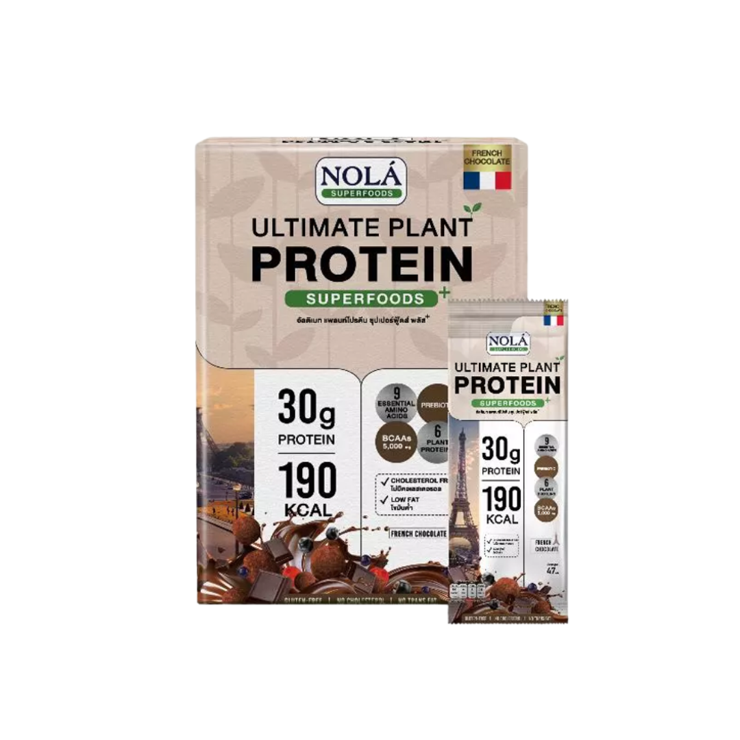 NOLA PLANT PROTEIN PLUS อัลติเมท แพลนท์โปรตีน 7 ซอง