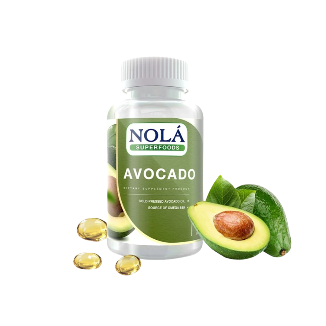 NOLA AVOCADO VEGAN น้ำมันอโวคาโด 60 Solfgel
