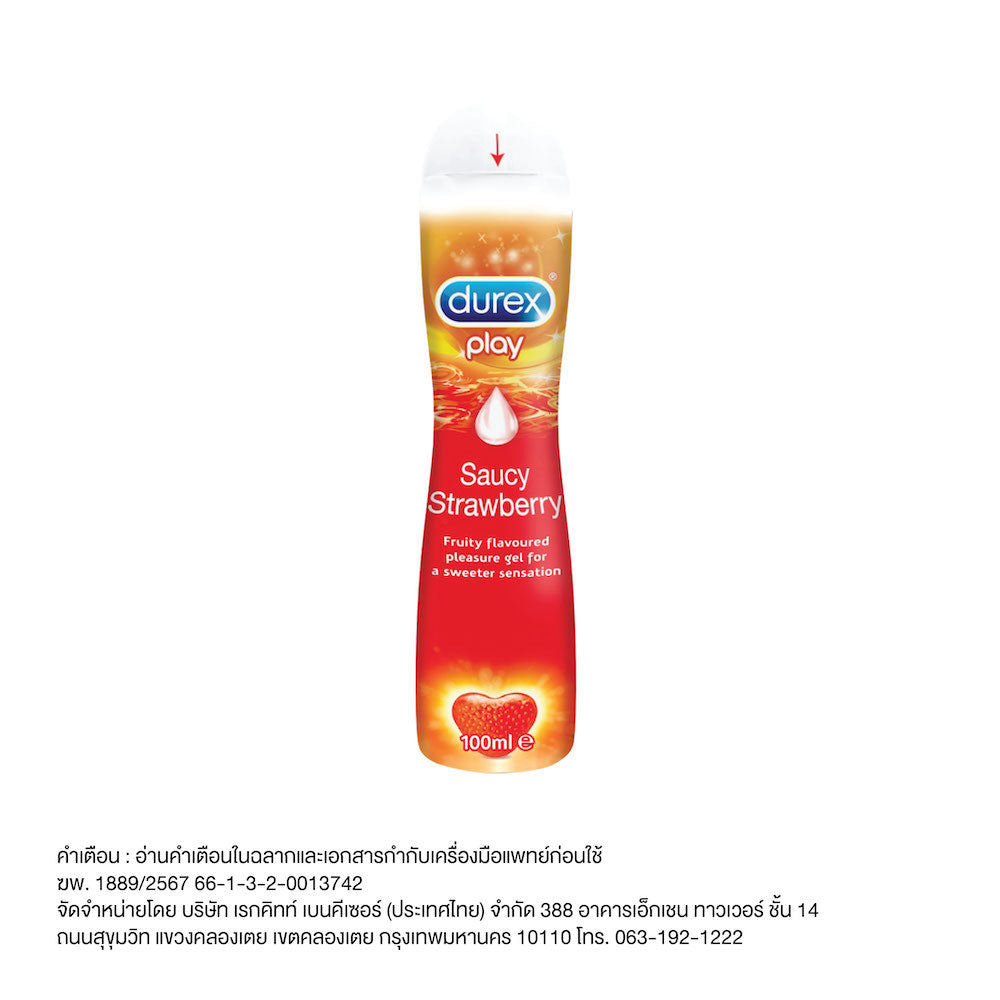 DUREX PLAY STRAWBERRY 100 ML.