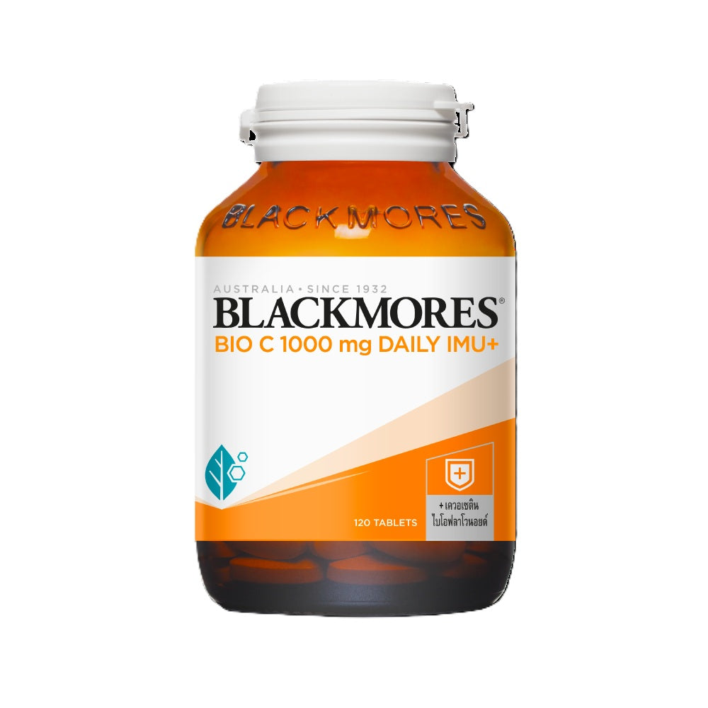 Blackmores Bio C 1000mg Daily Imu+ (120 tabs) แบลคมอร์ส ไบโอ ซี 1000 มก. เดลี ไอมู+ (120 เม็ด)