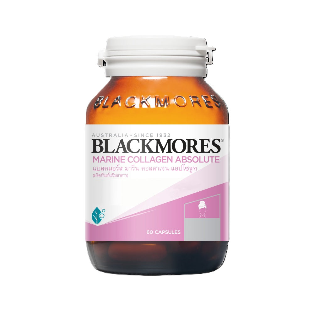 BLACKMORES MARINE COLLAGEN ABSOLUTE แบลคมอร์ส มารีน คอลลาเจน แอปโซลูท 60 เม็ด