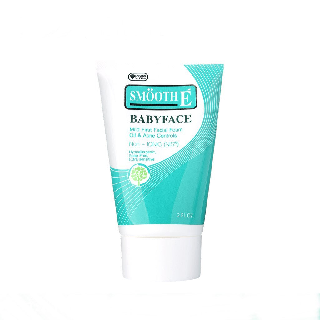 SMOOTH E BABYFACE MILD FIRST FACIAL FOAM OIL AND ACNE CONTROL