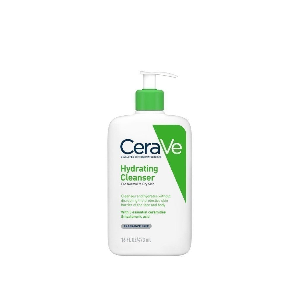 CERAVE Hydrating Cleanser ทำความสะอาดผิวหน้าและผิวกายสำหรับผิวแห้ง