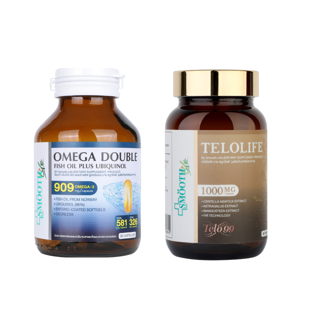 Smooth Life Mind & Glow Wellness Set เซ็ตบำรุงสมอง ปรับอารมณ์ และผิวพรรณ เปล่งประกายจากภายในสู่ภายนอก