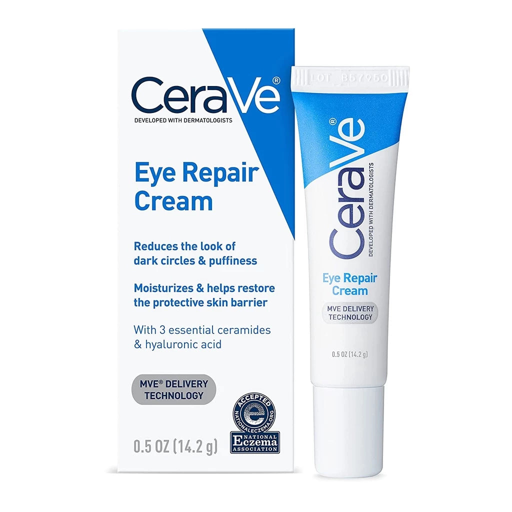 CERAVE Eye Repair Cream เซราวี ครีมบำรุงรอบดวงตา บรรเทารอยหมองคล้ำและอาการบวม 14ml.