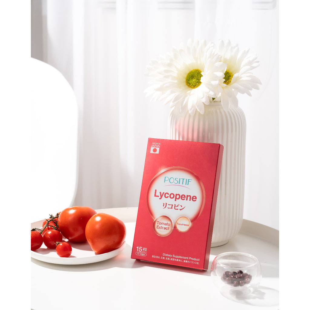 POSITIF LYCOPENE สารสกัดจากมะเขือเทศ วิตามินซีและอี 15 SOFT CAPSULES