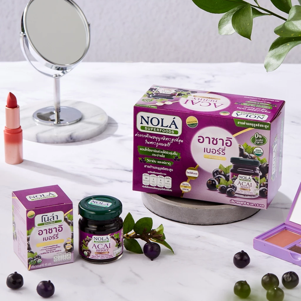 NOLA ACAI BERRY อาซาอิ เบอร์รี่ 45 ml.
