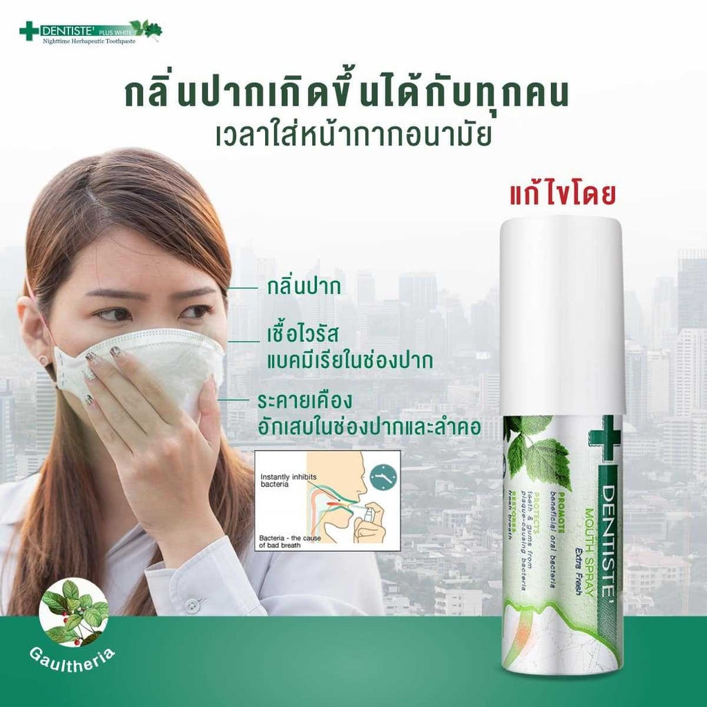 Dentiste' เซ็ตฟันขาว สำหรับแปรงตอนเช้า Daytime Premium White Set