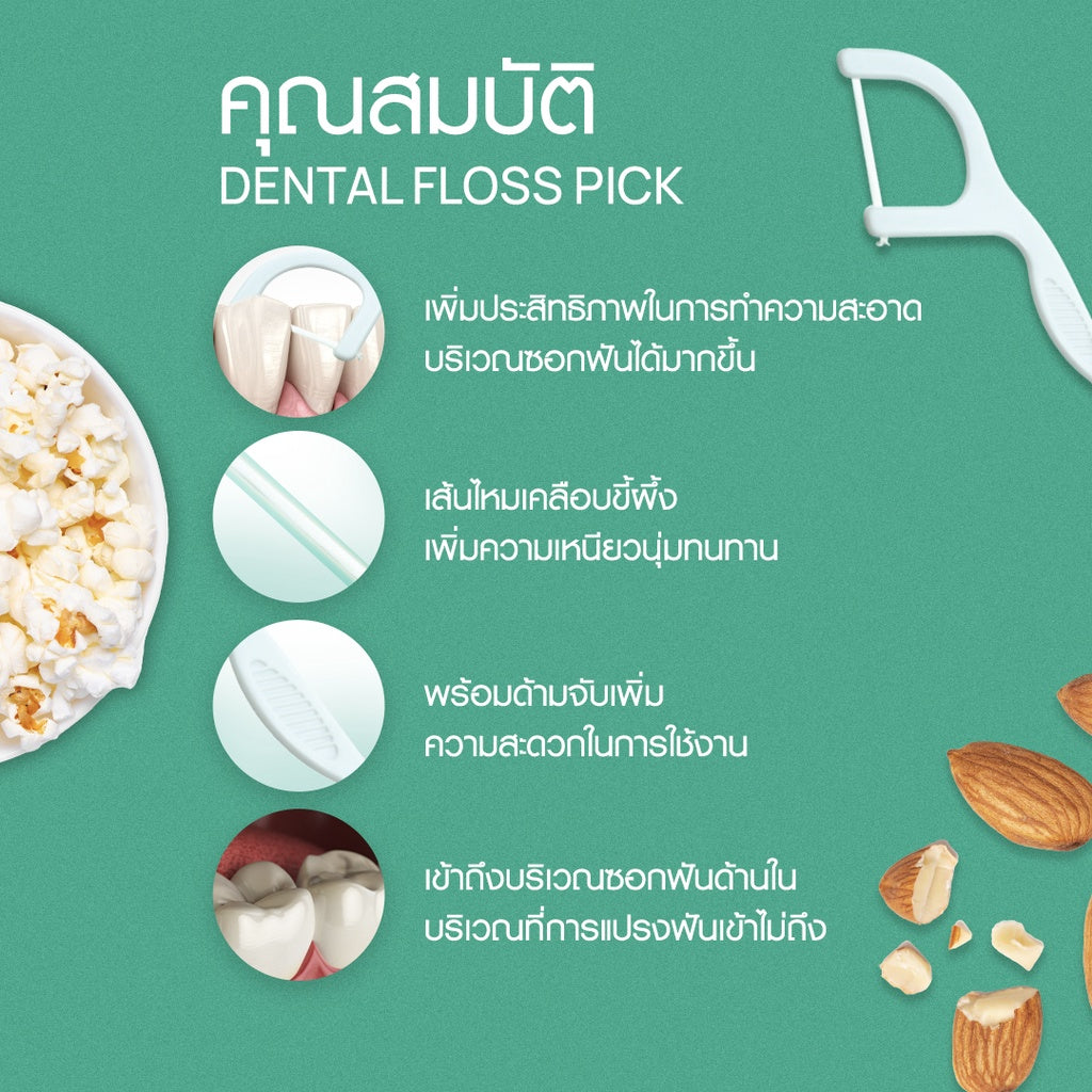 Dentiste Dental Floss Pick 40 ชิ้น