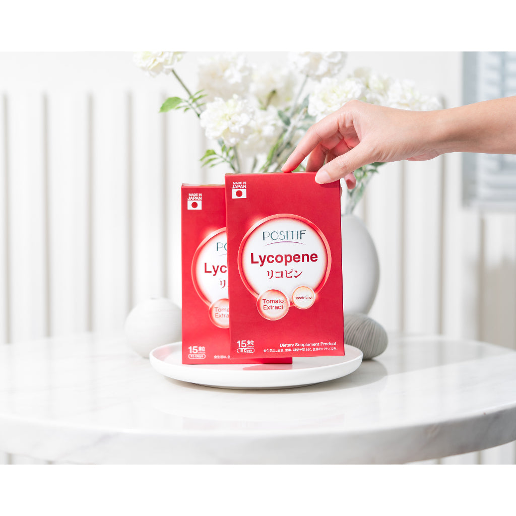 POSITIF LYCOPENE สารสกัดจากมะเขือเทศ วิตามินซีและอี 15 SOFT CAPSULES