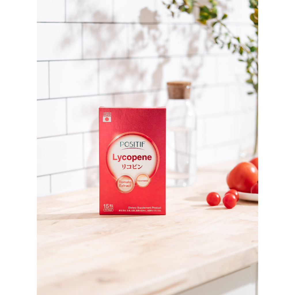 POSITIF LYCOPENE สารสกัดจากมะเขือเทศ วิตามินซีและอี 15 SOFT CAPSULES