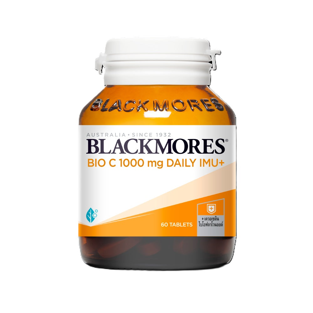 Blackmores Bio C 1000mg Daily Imu+ (60 tabs) แบลคมอร์ส ไบโอ ซี 1000 มก. เดลี ไอมู+ (60 เม็ด)
