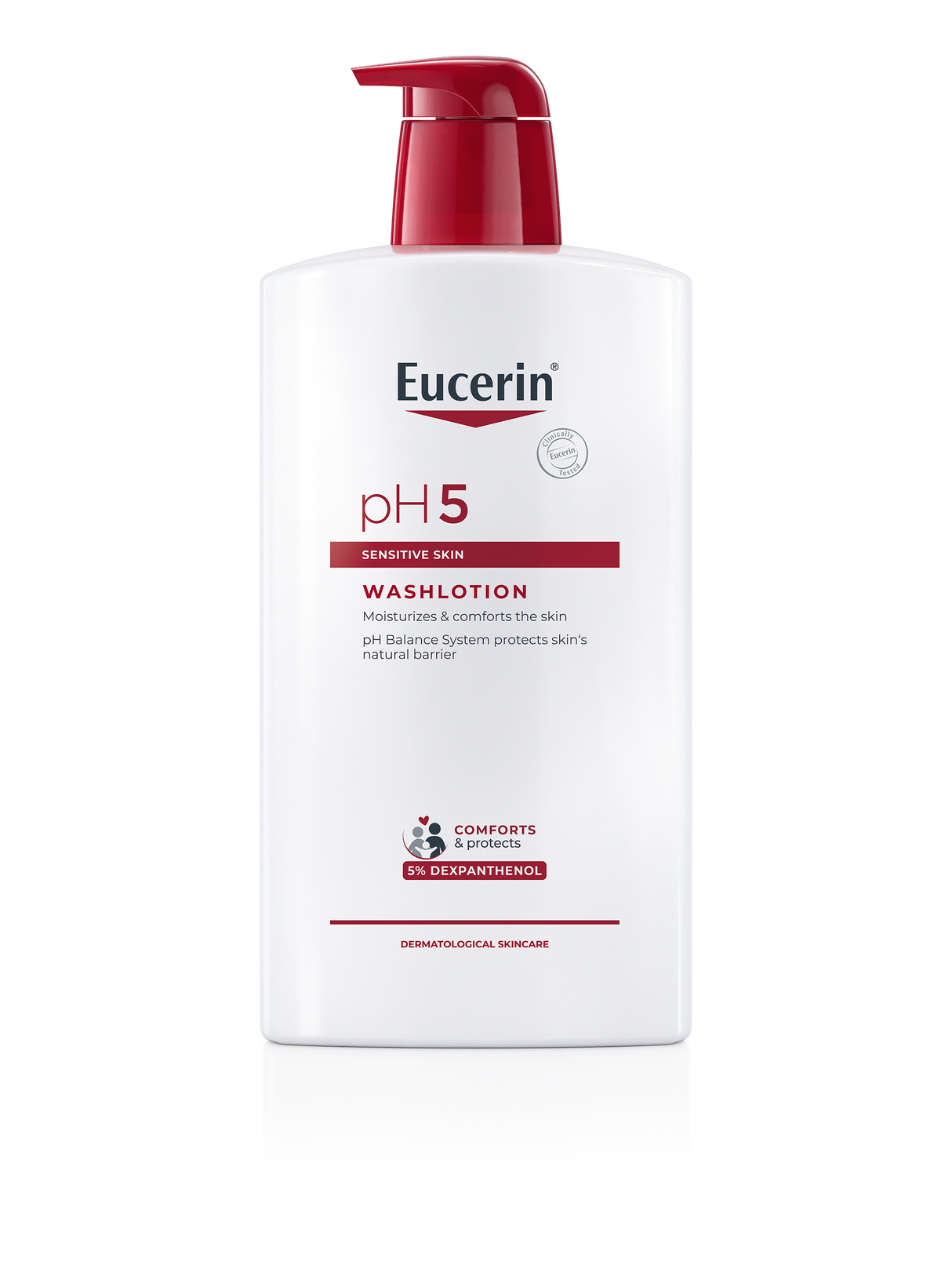 Eucerin pH5 SENSITIVE SKIN WASHLOTION ยูเซอริน ชาวเวอร์ ครีมอาบน้ำสำหรับผิวธรรมดา ผิวแห้ง บำรุงผิวนุ่มชุ่มชื้น