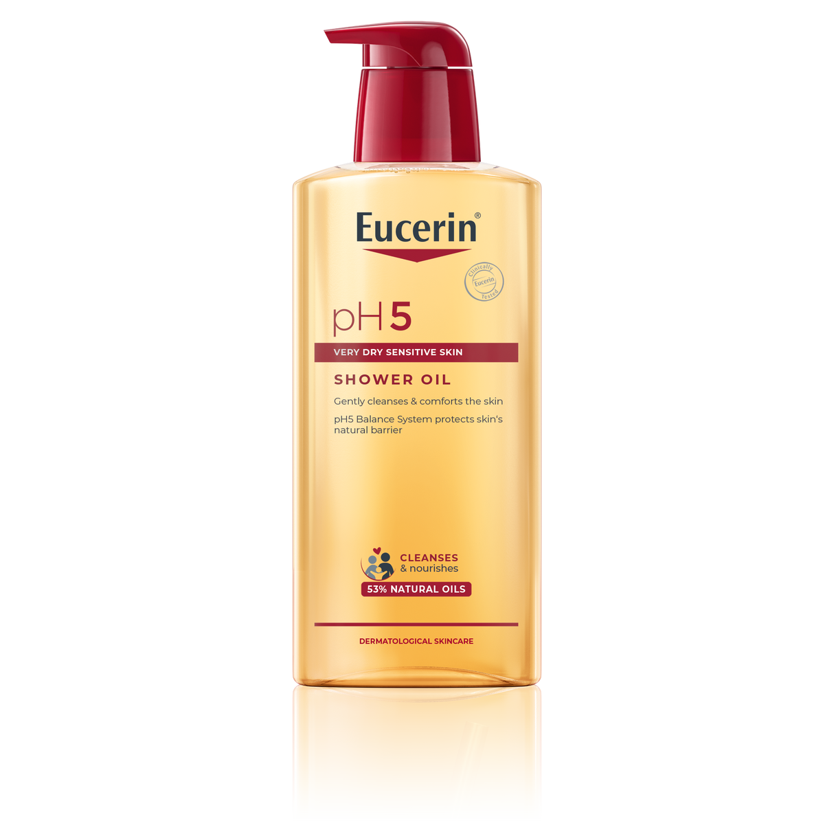 Eucerin pH5 VERY DRY SENSITIVE SKIN SHOWER OIL 400 ML ออยล์อาบน้ำผสมน้ำมัน สำหรับผิวแห้งมาก บอบบางแพ้ง่าย