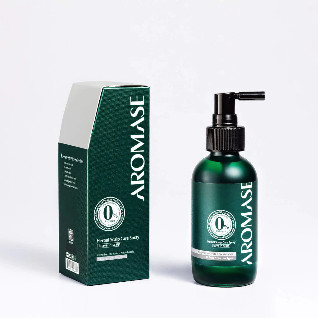 AROMASE Herbal Scalp Care Spray 40 ml. สเปรย์ลดผมร่วง เพิ่มผมหนา บำรุงหนังศีรษะ เส้นผมแข็งแรง ขายดีอันดับ 1 ในไต้หวัน