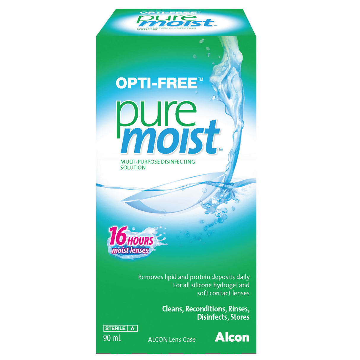 OPTI-FREE PUREMOIST 90 ml ออพติ-ฟรี เพียวมอยซ์ 90 มล.