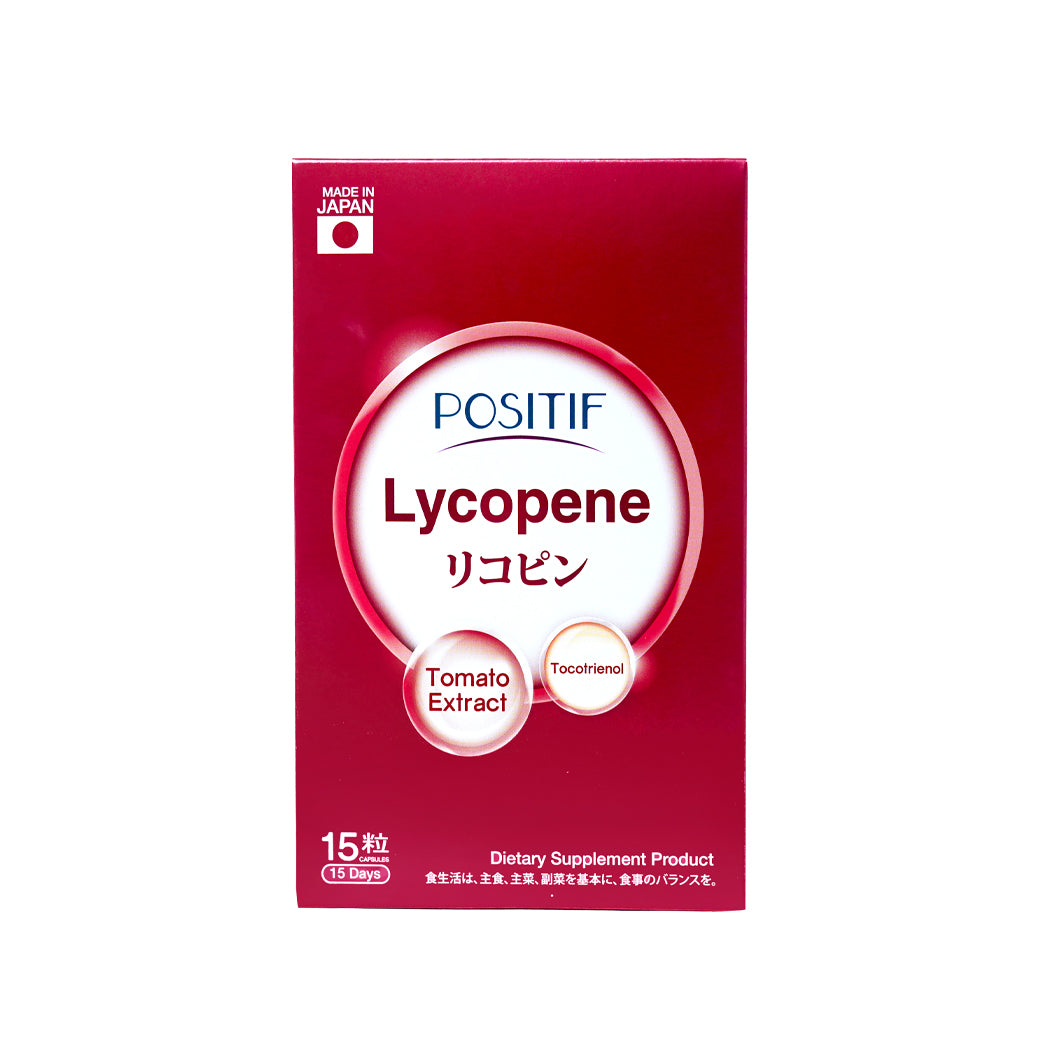 POSITIF LYCOPENE สารสกัดจากมะเขือเทศ วิตามินซีและอี 15 SOFT CAPSULES