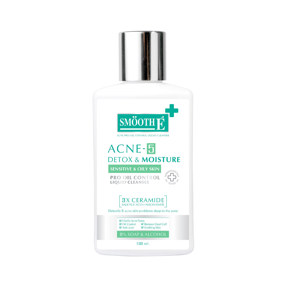 Smooth E Acne-5 Detox & Moisture Liquid Cleanser