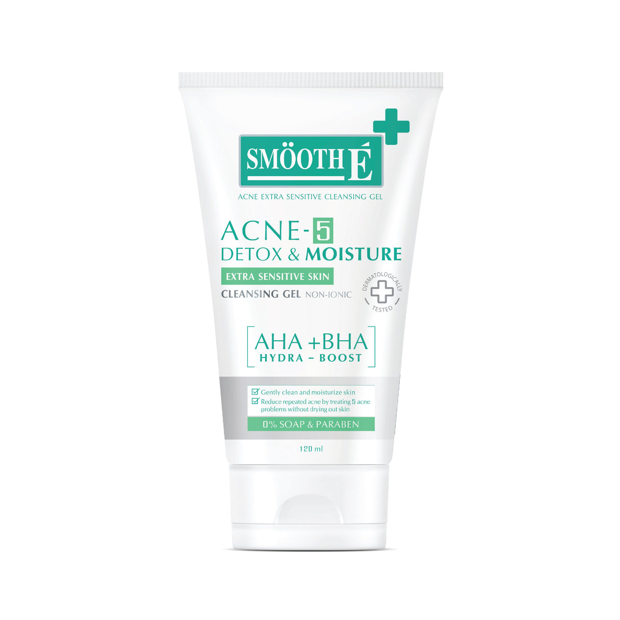 Smooth E Acne-5 Detox & Moisture Extra Sensitive Cleansing Gel