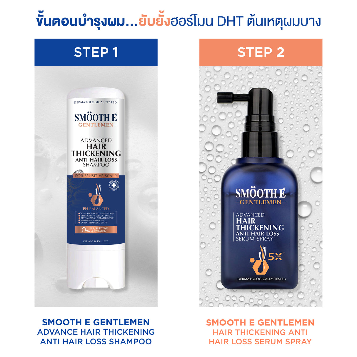 Smooth E Gentlemen Advance Hair Thickening Anti Hair Loss Shampoo