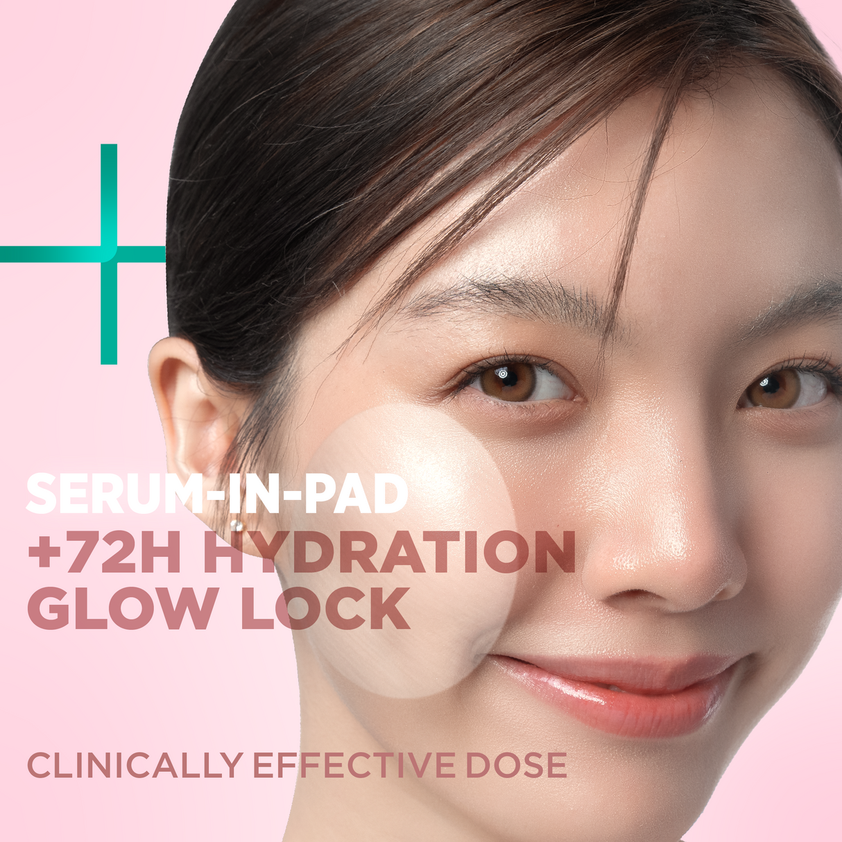 SMOOTH E SERUM-IN-PAD HYDRATE & ILLUMINATE GLOW 101 ML.