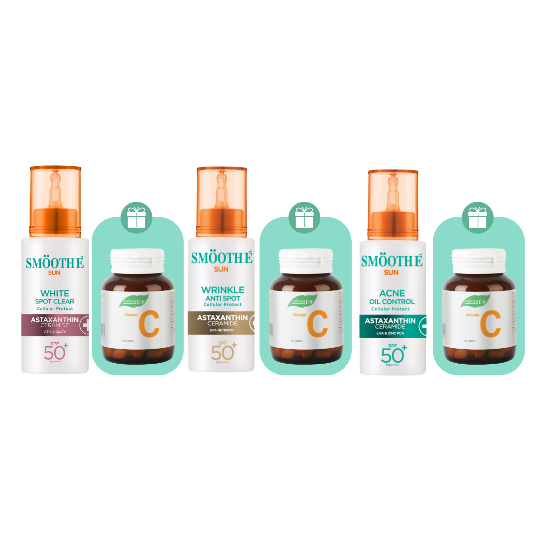 Smooth E Sun Asta Plus Vit C Set
