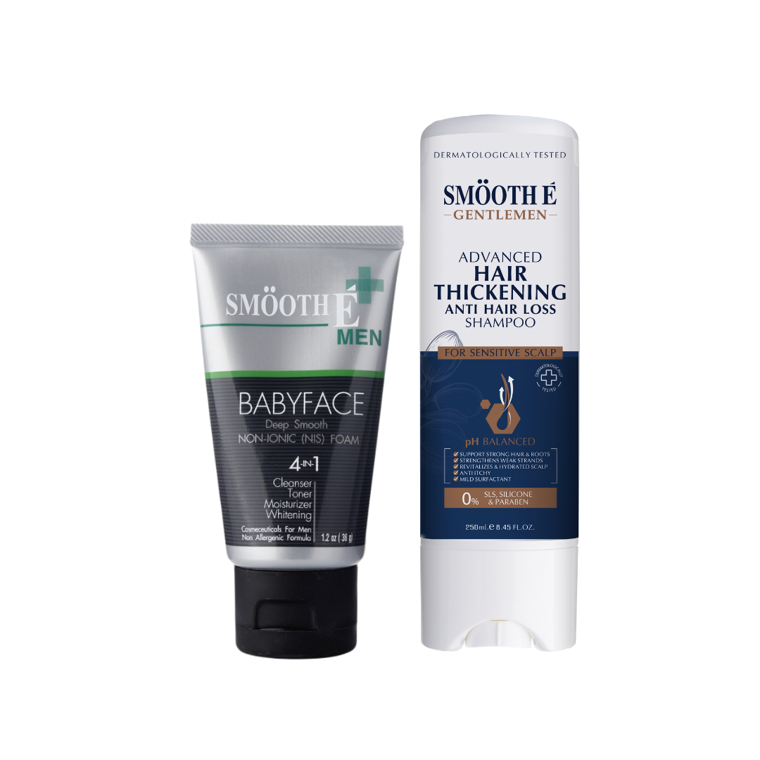 Smooth E Men’s Clear & Care Shampoo Set