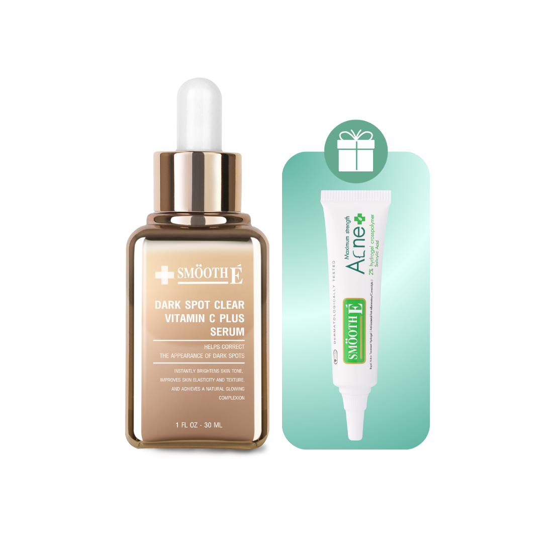 (Deal Duo) Smooth E Dark Spot Clear Vitamin C Plus Serum 30 ml. Free Smooth E Acne Hydrogel 7 g