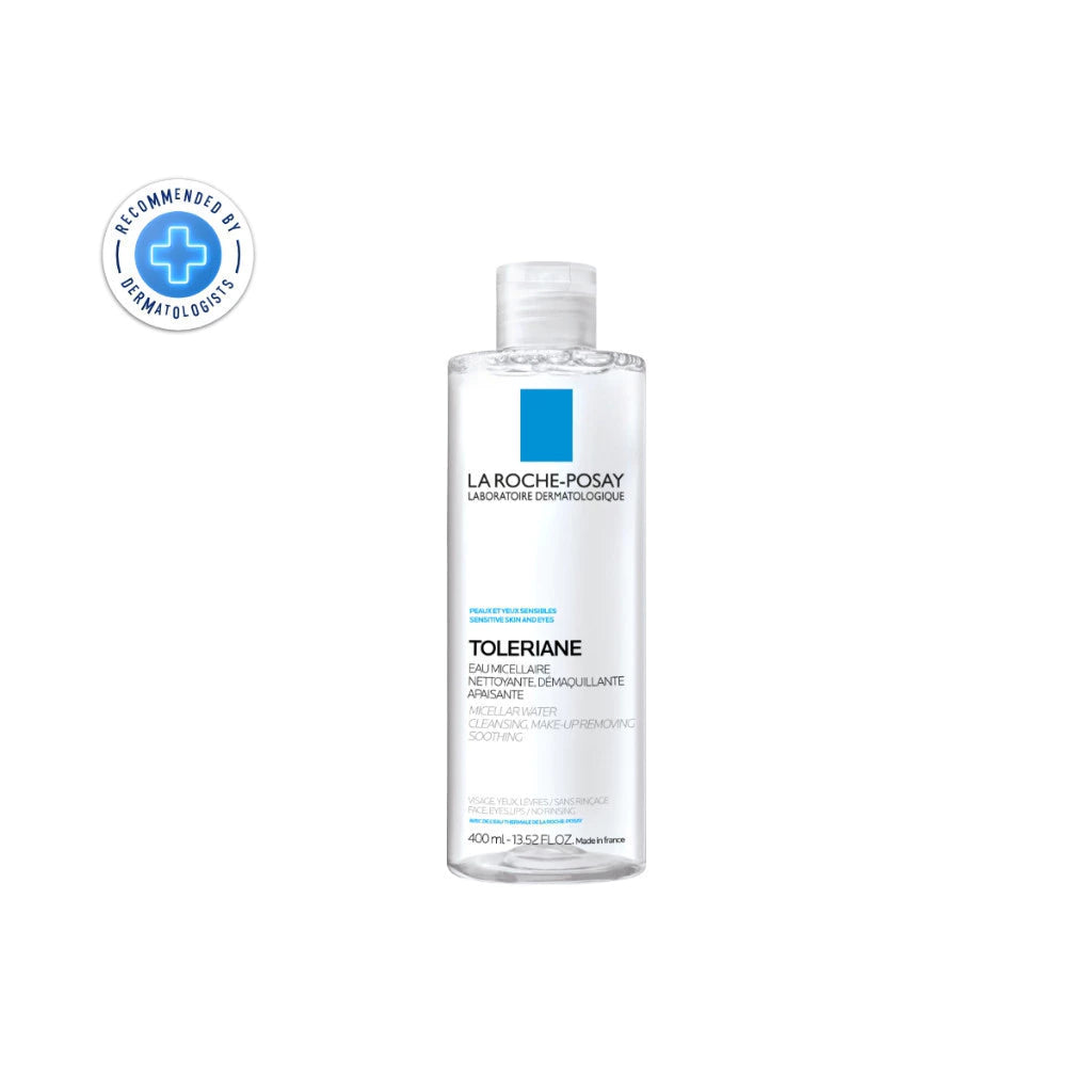 La Roche-Posay TOLERIANE MICELLAR WATER SENSITIVE SKIN ลา โรช-โพเซย์ คลีนซิ่ง เช็ดเครื่องสำอางสำหรับผิวบอบบาง 400ml.
