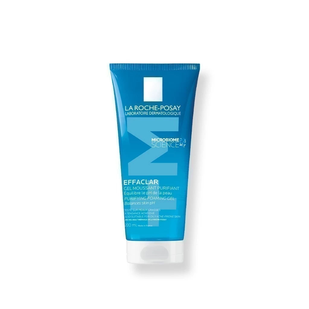 La Roche-Posay EFFACLAR PURIFYING FOAMING GEL ลา โรช-โพเซย์ เจลล้างหน้า 200ml.