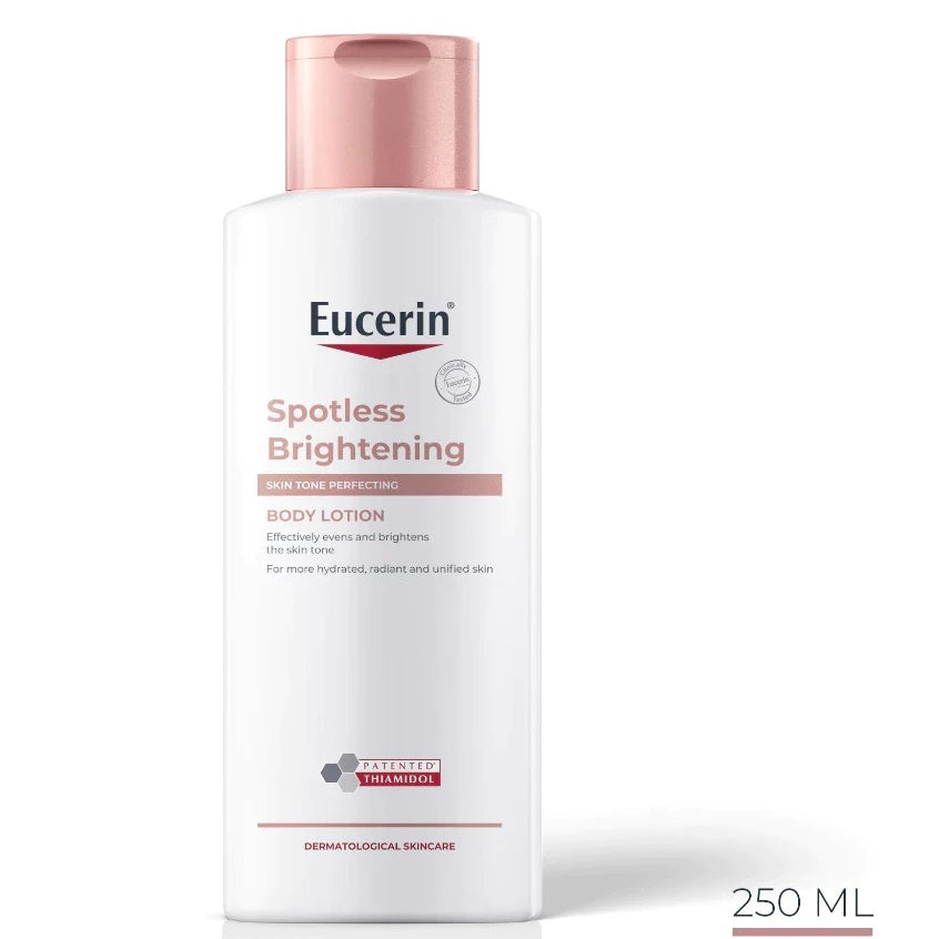 Eucerin SPOTLESS BRIGHTENING THIAMIDOL SKIN TONE PERFECTING BODY LOTION 250ML บอดี้โลชั่นบำรุงผิวกระจ่างใส