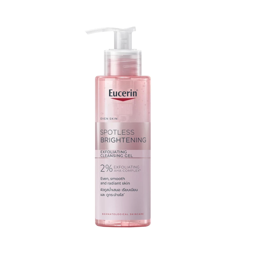 Eucerin SPOTLESS BRIGHTENING EXFOLIATING CLEANSING GEL 200 ML คลีนซิ่งเจลล้างหน้าเพื่อผิวกระจ่างใส