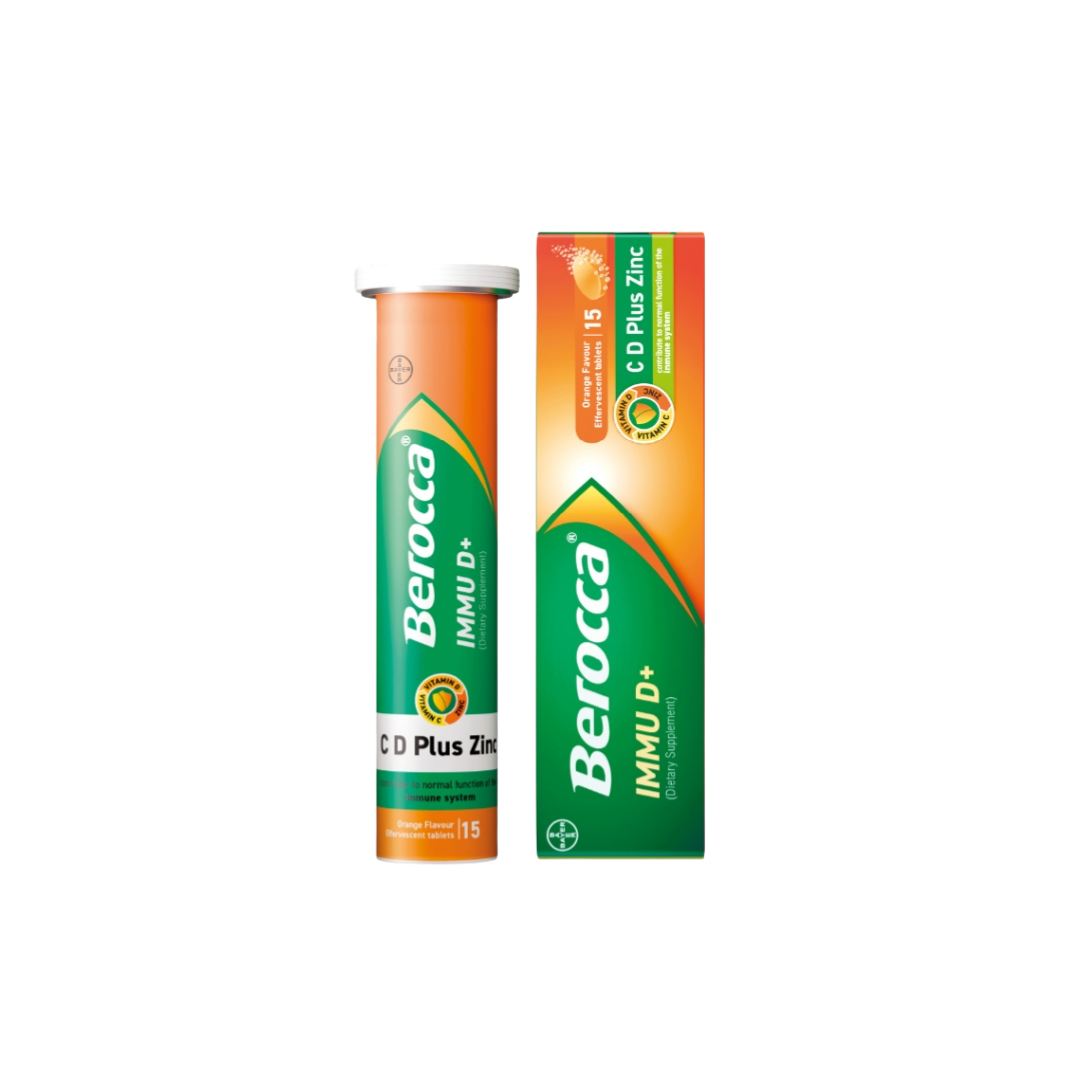 Berocca IMMU D+ (Dietary Supplement) 15 tab