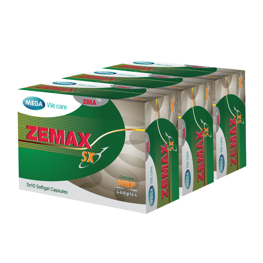 MEGA We care ZEMEX SX 30'S (PACK 3)