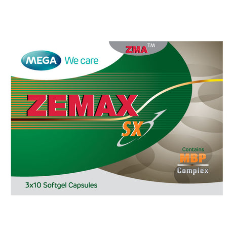 MEGA We care ZEMEX SX 30'S (PACK 3)