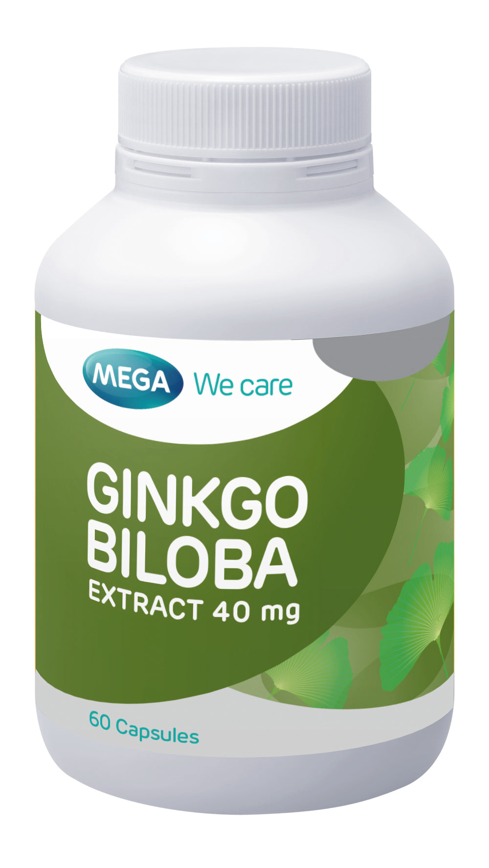 MEGA We care GINKGO BILOBA EXTRACT จิงโกบิโลบาสกัด 60'S