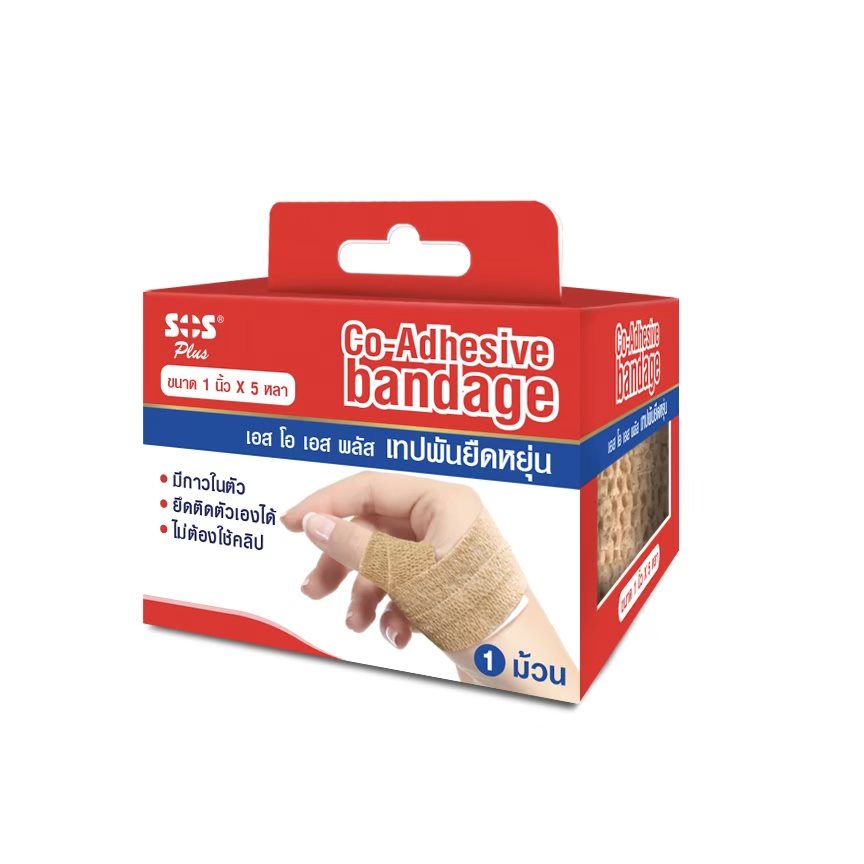 SOS PLUS CO-ADHESIVE BANDAGE