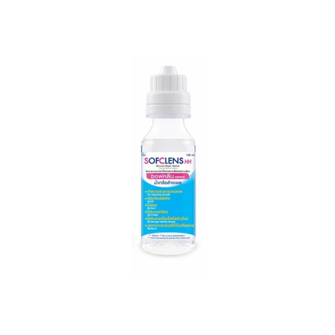SOFCLENS HH Wound Wash Saline Normal Saline Solution น้ำเกลือล้างแผล