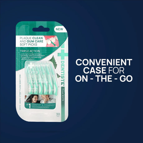 [ใหม่!] Dentiste’ Soft Picks Plaque Clean & Gum Care 30 ชิ้น ทำความสะอาดซอกฟัน เหมาะสำหรับคนจัดฟัน ฟันห่าง ขจัดคราบพลัค