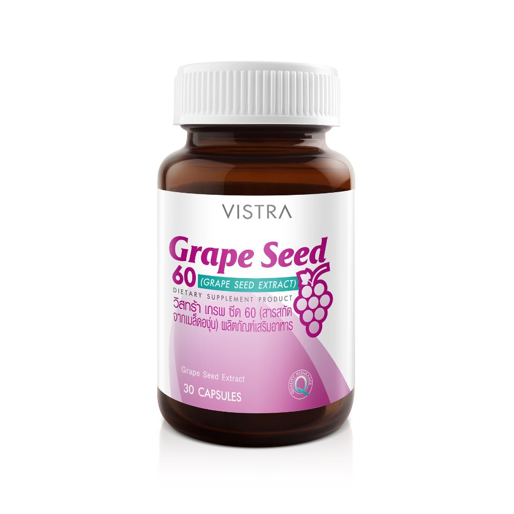 VISTRA GRAPE SEED 60 MG 30'S