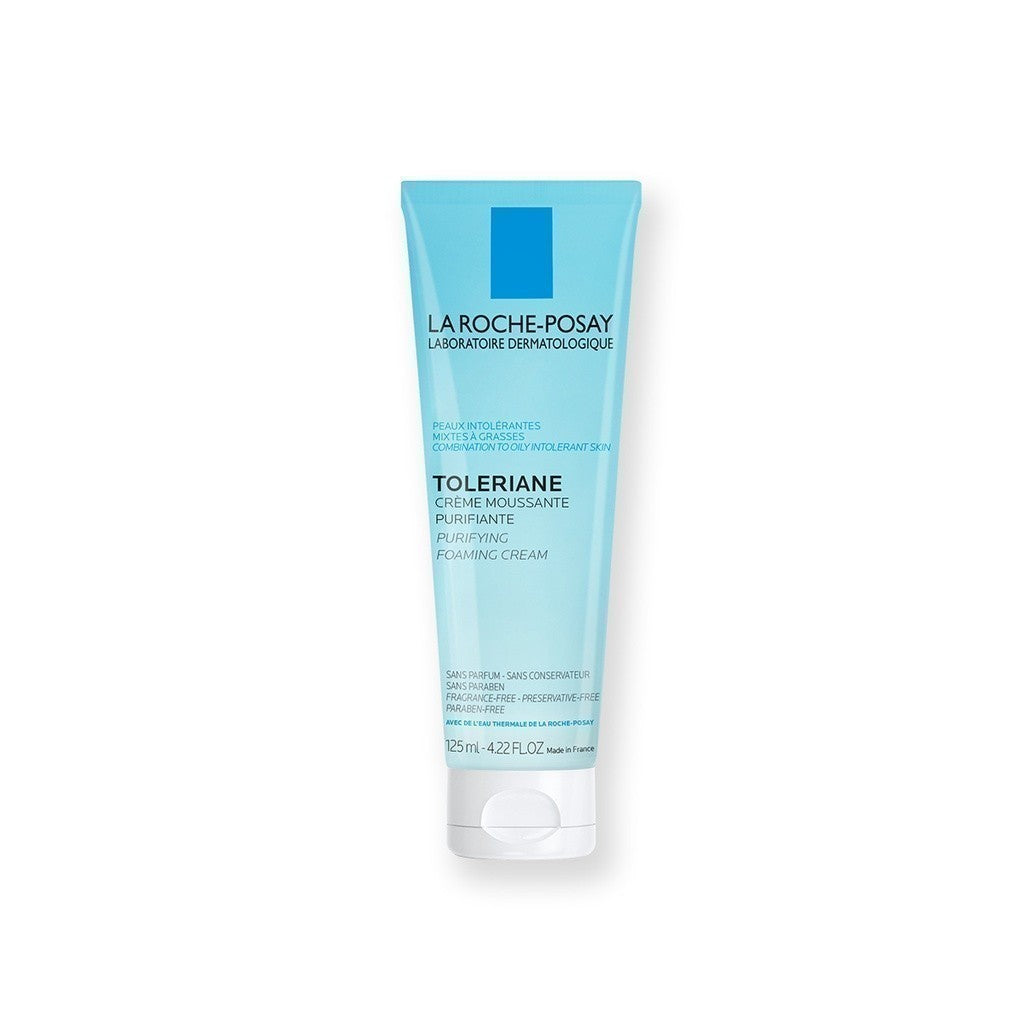 La Roche-Posay TOLERIANE FOAMING CLEANSER คลีนเซอร์ทำความสะอาดผิวหน้าอย่างอ่อนโยน 125 ml.