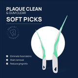 [ใหม่!] Dentiste’ Soft Picks Plaque Clean & Gum Care 30 ชิ้น ทำความสะอาดซอกฟัน เหมาะสำหรับคนจัดฟัน ฟันห่าง ขจัดคราบพลัค