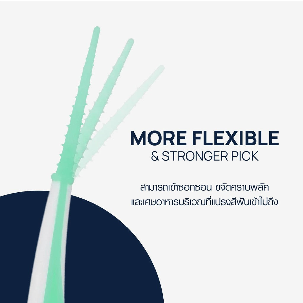 [ใหม่!] Dentiste’ Soft Picks Plaque Clean & Gum Care 30 ชิ้น ทำความสะอาดซอกฟัน เหมาะสำหรับคนจัดฟัน ฟันห่าง ขจัดคราบพลัค