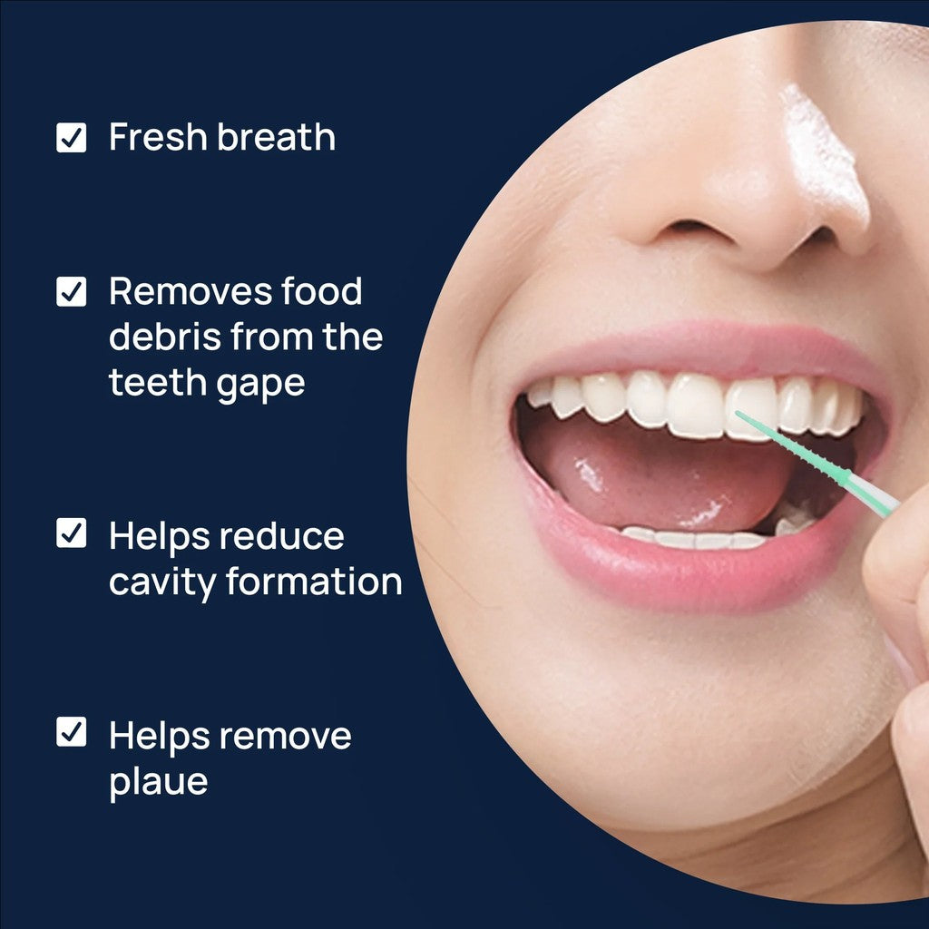 [ใหม่!] Dentiste’ Soft Picks Plaque Clean & Gum Care 30 ชิ้น ทำความสะอาดซอกฟัน เหมาะสำหรับคนจัดฟัน ฟันห่าง ขจัดคราบพลัค