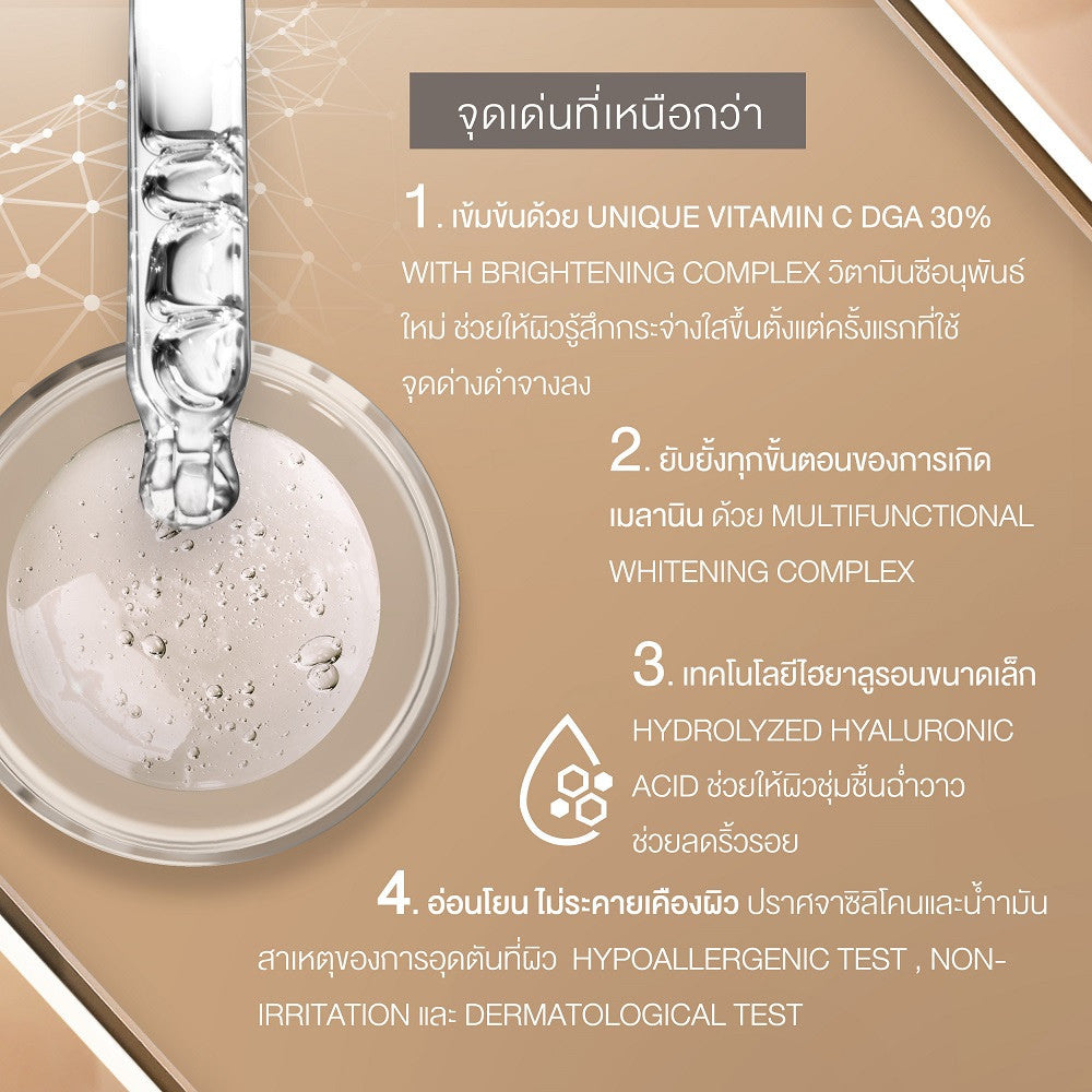 [1 Free 1] Smooth E Anti Melasma Dark Spot 30 ml. Free Smooth E White Babyface Serum 7 g.