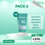 [Pack 6] Smooth E Babyface Hydration Foam 140 ml.