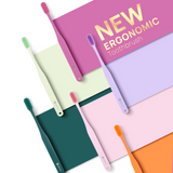 Dentiste' Ergonomic Toothbrush Twin Pack (Random Color)