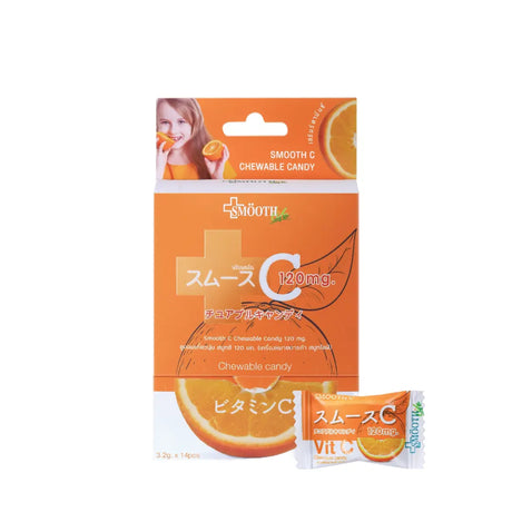 [1 Free 1] Smooth Life Chewable Candy Vit C 120 mg.