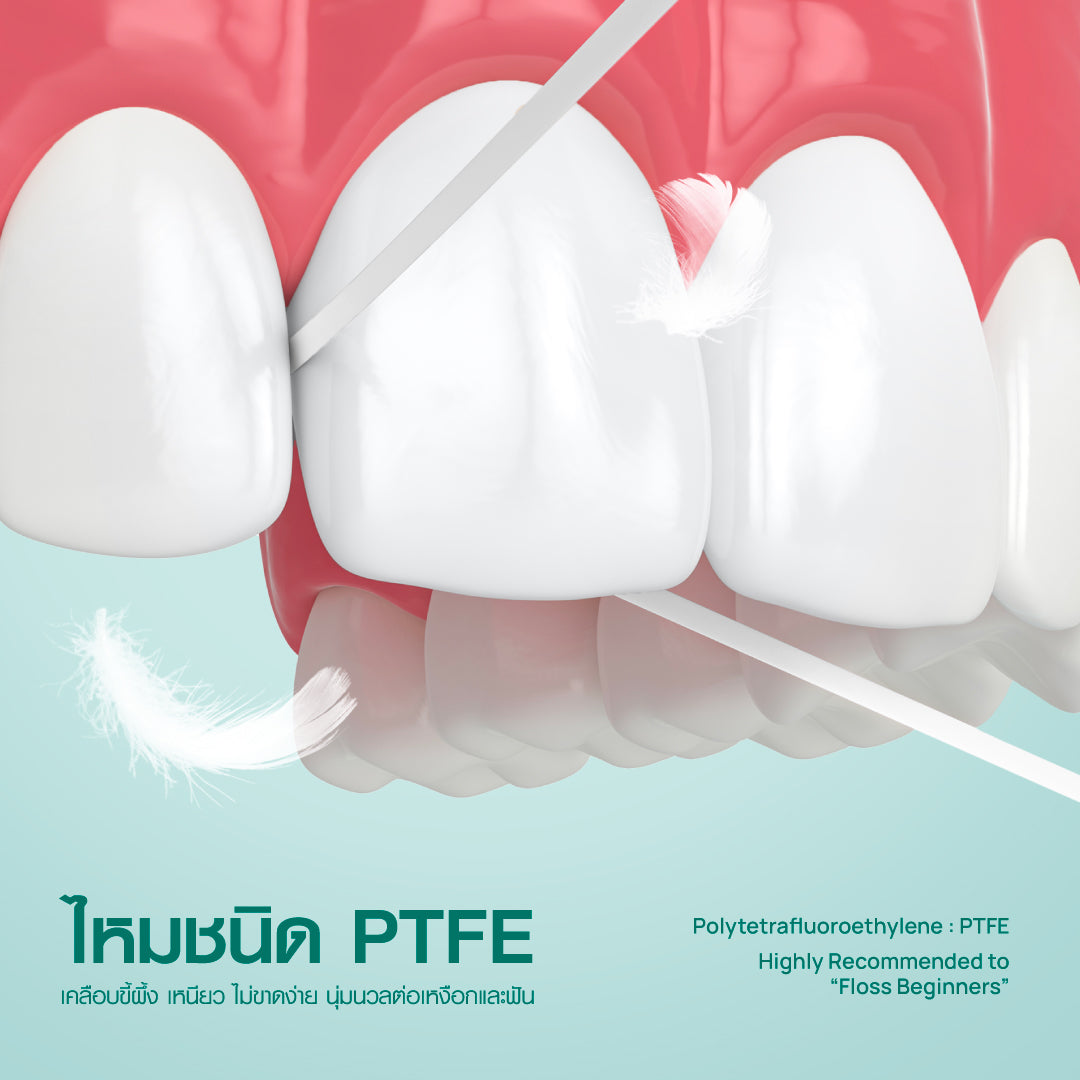 [Free Gift] PTFE Dental Floss (Original) 15 m.