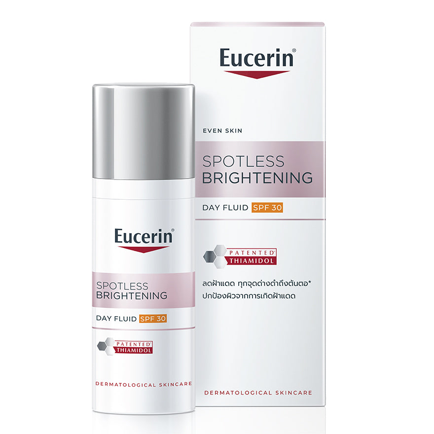 EUCERIN - SPOTLESS BRIGHTENING DAY FLUID SPF 30 (50ml.) สปอตเลส ไบรท์เทนนิ่ง เดย์ ฟลูอิด เอสพีเอฟ30 50 มล.